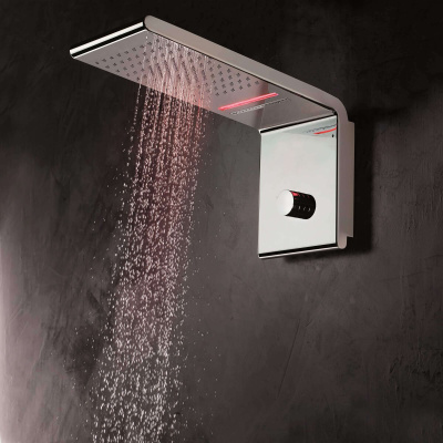 Bossini Syncro Rain Верхний душ 3 режима с RGB хромотерапией I00634.030 от интернет-магазина Purezza 