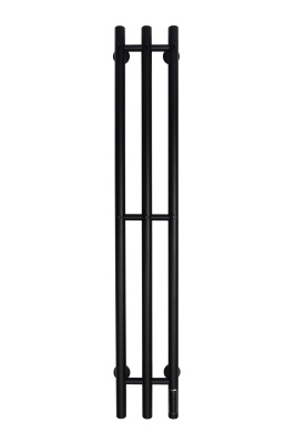 Grois Trio Полотенцесушитель электрический GR138 19х120 П3 9005 Матовый черный от интернет-магазина Purezza 