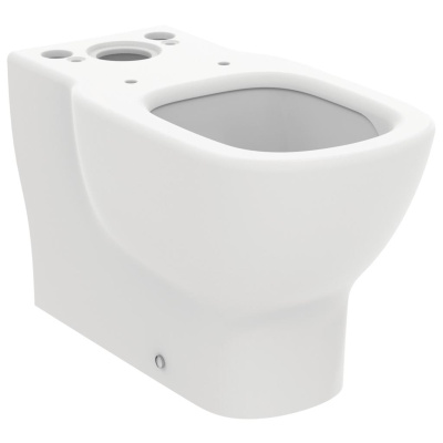 Ideal Standard TESI AquaBlade Унитаз напольный с полным примыканием к стене для монтажа с бачком T0082V1 Белый матовый от интернет-магазина Purezza 