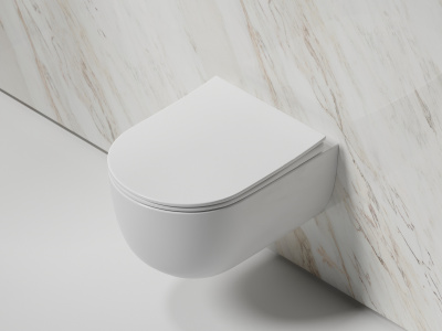 Ceramicanova Modena Rimless Подвесной унитаз CN6063 Белый от интернет-магазина Purezza 