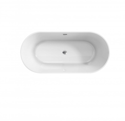 Belbagno Овальная акриловая ванна в комплекте со сливом-переливом 170x80x58 BB705-1700-800 от интернет-магазина Purezza 
