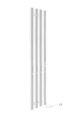 INDIGO Style 4 PRO Полотенцесушитель электрический 1200х180 LSPRE120-18WMRt Матовый белый от интернет-магазина Purezza 