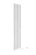 INDIGO Style 4 PRO Полотенцесушитель электрический 1200х180 LSPRE120-18WMRt Матовый белый от интернет-магазина Purezza 