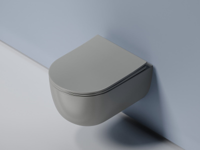 Ceramicanova Modena Rimless Подвесной унитаз CN6063MH Антрацит матовый от интернет-магазина Purezza 