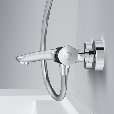AM.PM Like Смеситель для ванны и душа с термостатом F8050000 от интернет-магазина Purezza 