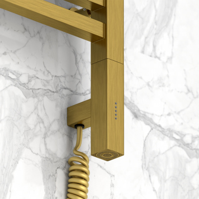 Сунержа Модус 3.0 Электрический полотенцесушитель 600х500 Состаренная латунь от интернет-магазина Purezza 