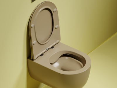 Ceramicanova Modena Rimless Подвесной унитаз CN6063MC Капучино матовый от интернет-магазина Purezza 
