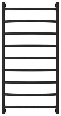 Сунержа Галант+ Водяной полотенцесушитель 1200х600 31-0200-1260 Матовый черный от интернет-магазина Purezza 