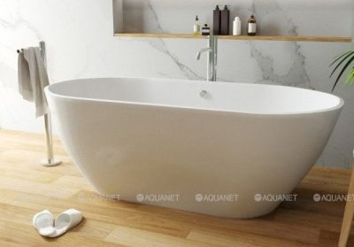 Aquanet Family Stone Ванна из искусственного камня 170х80х58 AQ-00332887 от интернет-магазина Purezza 