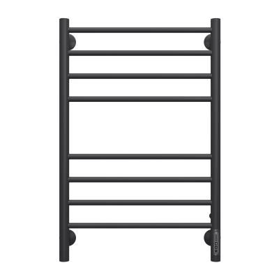 Terminus Аврора П8 Электрический полотенцесушитель 800х500 4670078527493 Матовый черный от интернет-магазина Purezza 