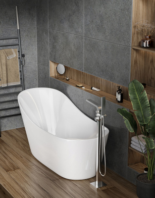 Maxonor ESPÍRITU Акриловая ванна 1700х750х810 PL-BT1702 Белый от интернет-магазина Purezza 