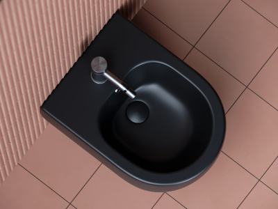 Ceramicanova Play Подвесное биде CN3002MB Черный матовый от интернет-магазина Purezza 
