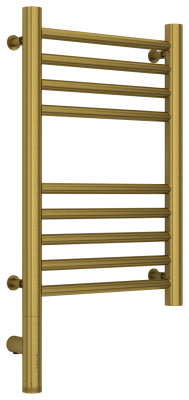Сунержа Богема 3.0 прямая Электрический полотенцесушитель 500х300 Состаренная латунь от интернет-магазина Purezza 