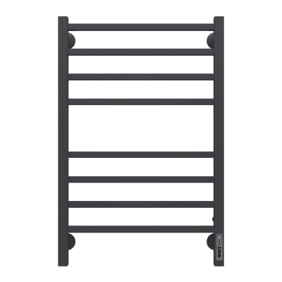 Terminus Ватикан П8 Электрический полотенцесушитель 800х500 4670078527554 Матовый черный от интернет-магазина Purezza 
