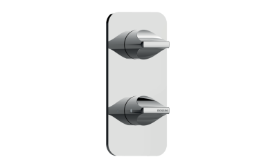 BOSSINI Apice Наружная часть термостата HighFlow с цельной панелью Z035202.030 от интернет-магазина Purezza 