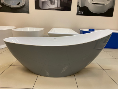 ABBER Акриловая ванна 184x79x77 AB9233G Серый от интернет-магазина Purezza 