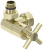 Сунержа Вентиль 3D левый (крест) G 1/2" НР х G 3/4" НГ 020-1410-1234 Шампань от интернет-магазина Purezza 