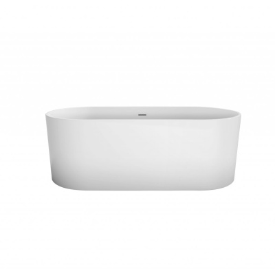 Belbagno Овальная акриловая ванна в комплекте со сливом-переливом 170x80x58 BB705-1700-800 от интернет-магазина Purezza 