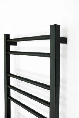 Grois Nex Электрический полотенцесушитель GR112 40х80 П8 9005 U Черный от интернет-магазина Purezza 