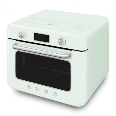Smeg COF01PGEU мини-печь с паром цвет пастельный зелёный  от интернет-магазина Purezza 