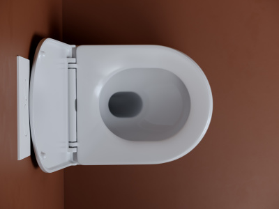 Ceramicanova Up Подвесной унитаз, безободковый, смыв торнадо CN4007 Белый от интернет-магазина Purezza 