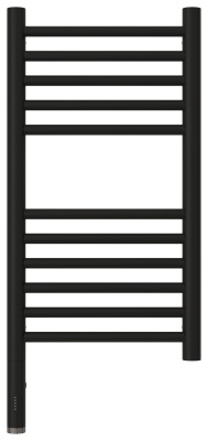 Сунержа Богема 3.0 прямая Электрический полотенцесушитель 600х300 Матовый черный от интернет-магазина Purezza 