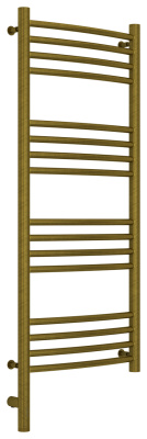 Сунержа Богема 3.0 выгнутая Электрический полотенцесушитель 1000х400 Состаренная бронза от интернет-магазина Purezza 