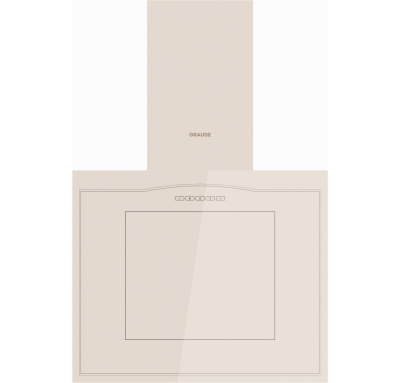 Graude Classic Наклонная настенная вытяжка бежевая, DHK 60.0 EL от интернет-магазина Purezza 