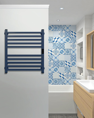 INDIGO Attic Полотенцесушитель электрический 600х500 LСLATCE60-50MFRt Лазурно-синий от интернет-магазина Purezza 