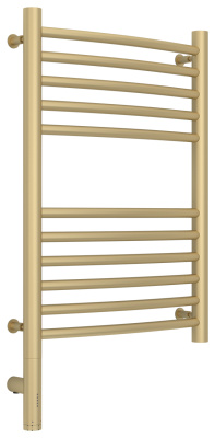 Сунержа Богема 3.0 выгнутая Электрический полотенцесушитель 600х400 Матовая шампань от интернет-магазина Purezza 