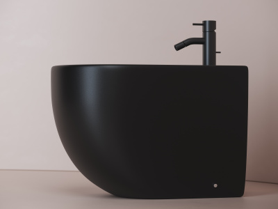 Ceramicanova Metropol Напольное биде CN4005MB Черный матовый от интернет-магазина Purezza 