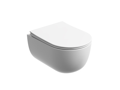 Ceramicanova Modena Rimless Подвесной унитаз CN6063MW Белый матовый от интернет-магазина Purezza 
