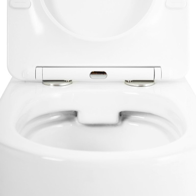 Cezares STYLUS Унитаз подвесной безободковый CZR-513-TH-R Белый от интернет-магазина Purezza 