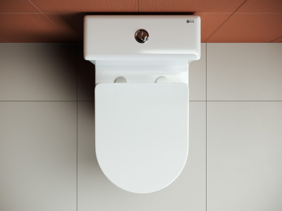 Ceramicanova Highlight Унитаз компакт напольный с бачком CN1802 Белый от интернет-магазина Purezza 