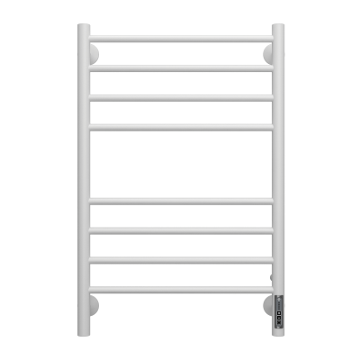 Terminus Аврора П8 Электрический полотенцесушитель 800х500 4670078527486 Матовый белый  от интернет-магазина Purezza 