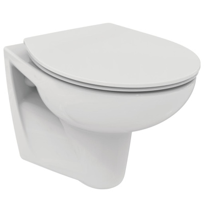 Ideal Standard EUROVIT Сидение и крышка стандарт для унитазов E131701 Белый от интернет-магазина Purezza 