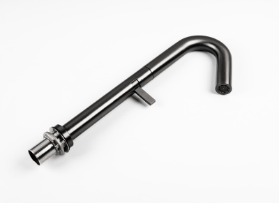 Knotlor Elixir Смеситель для накладной раковины SS-31/GM Вороненая сталь от интернет-магазина Purezza 