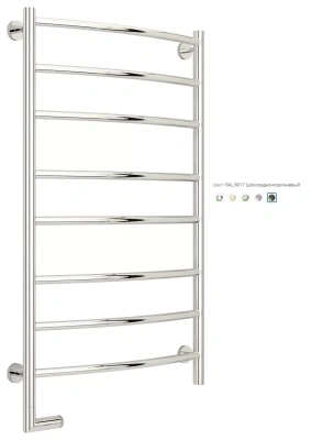 Сунержа Галант 2.0 Электрический полотенцесушитель 1000х600 Шоколадно-коричневый от интернет-магазина Purezza 