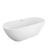 Belbagno UNO Овальная акриловая ванна в комплекте со сливом-переливом 150x73x58 BB701-1500-730-K от интернет-магазина Purezza 