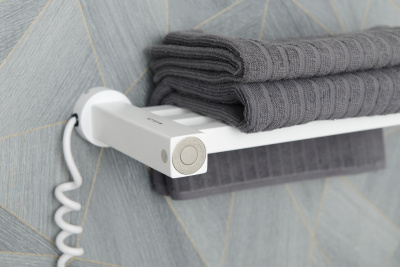 Сунержа Хорда 4.0 Электрический полотенцесушитель 600х166 12-0834-0600 Белый от интернет-магазина Purezza 