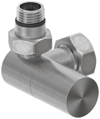 Сунержа Вентиль 3D левый цилиндр G 1/2" НР х G 3/4" НГ 071-1402-1234 Сатин от интернет-магазина Purezza 