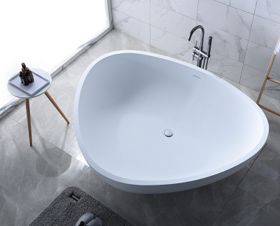 Maxonor ESPÍRITU Ванна из искусственного камня 1795х1500х550 PL-BT2805 Белый матовый от интернет-магазина Purezza 