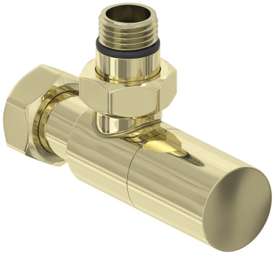 Сунержа Вентиль угловой цилиндр G 1/2" НР х G 3/4" НГ 020-1400-1234 Шампань от интернет-магазина Purezza 