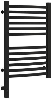 Сунержа Аркус 3.0 Электрический полотенцесушитель 600х400 Матовый черный от интернет-магазина Purezza 