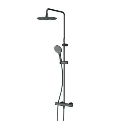 AM.PM Like Душевая система c термостатом F0780422 Черный от интернет-магазина Purezza 