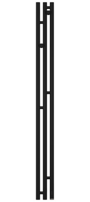 Сунержа Терция 3.0 Электрический полотенцесушитель 1500х106 Матовый черный от интернет-магазина Purezza 