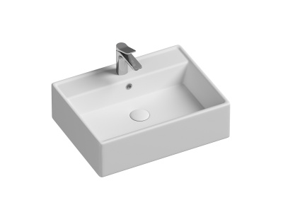Ceramicanova Element Умывальник чаша накладная прямоугольная 59х44,5 CN6046 Белый от интернет-магазина Purezza 