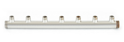 Сунержа Коллектор G 1" нар. р. / 7 вых. G 1/2" нар. р. (L- 480 мм) 00-1003-0480 от интернет-магазина Purezza 