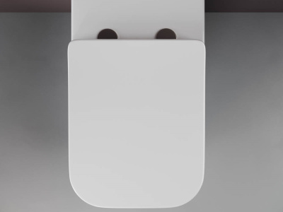 Ceramicanova Cubic Rimless Напольный приставной унитаз CN1809 Белый от интернет-магазина Purezza 
