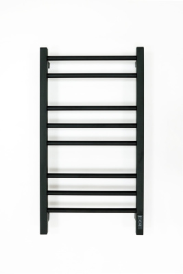 Grois Nex Электрический полотенцесушитель GR112 40х80 П8 9005 U Черный от интернет-магазина Purezza 